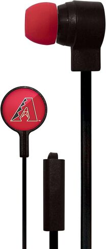 MLB Big Logo Black Cord Earbuds in Saudi Arabia