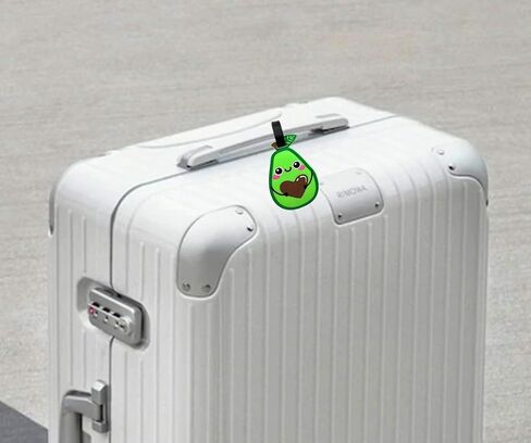 Cute Silicone Banana Luggage Tag Fun Unique Travel Suitcase Bag Identifiers Baggage Tag Personalized Label for Cruise Airport in Saudi Arabia