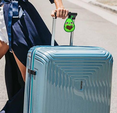 Cute Silicone Banana Luggage Tag Fun Unique Travel Suitcase Bag Identifiers Baggage Tag Personalized Label for Cruise Airport in Saudi Arabia