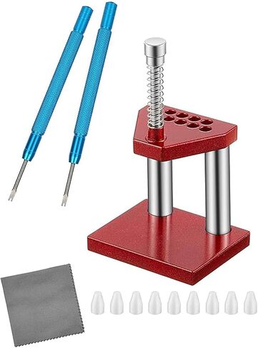 Watch Hands Repair Tool Kit with Removal and Press Tools, Watchmaker Watch Hand Presto Presser Lifter Puller Plunger Remover, Wristwatch Hand Setting Tools in Saudi Arabia