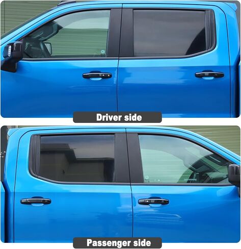 RT-TCZ لـ Silverado Door Cover Cover Trim ، إكسسوارات خارجية سوداء متوافقة مع Chevy Tahoe 2021 Up Suburban 2020 Up Silverado 2019 Up for GMC Yukon 2021 Up Sierra 2019 up in Saudi Arabia