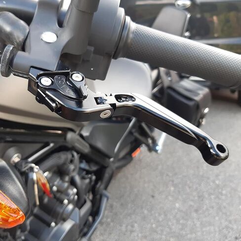 for Kawasaki Ninja 500 Z500 2024 2025 Modified CNC Aluminum Alloy Length Adjustable Foldable Brake Clutch Lever Accessories (Black) in Kuwait