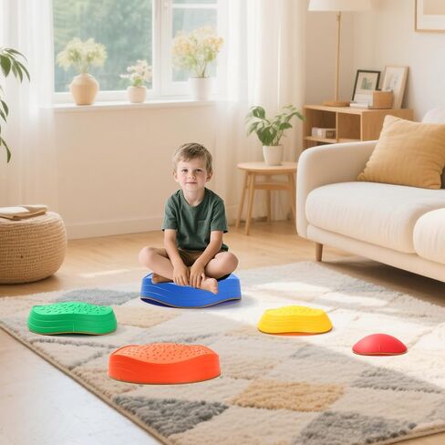 Fanboxk Stepping Stones for Kids,Non-Slip Toddler Sensory Toy in Kuwait