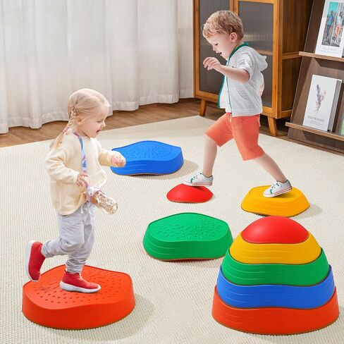 Fanboxk Stepping Stones for Kids,Non-Slip Toddler Sensory Toy in Kuwait