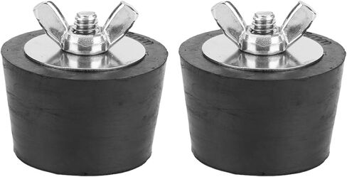 2PCS 1.5in Rubber Pool Winterizing Plugs | Freeze Protection for Skimmers/Returns | Sturdy Rubber Expansion Plugs | Weatherproof in Saudi Arabia