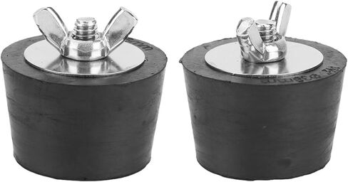 2PCS 1.5in Rubber Pool Winterizing Plugs | Freeze Protection for Skimmers/Returns | Sturdy Rubber Expansion Plugs | Weatherproof in Saudi Arabia
