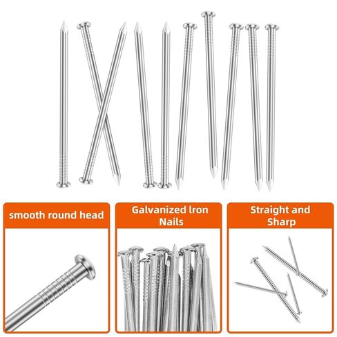 2 Inch Black Hardware nails, round head nail, Small nail, Nail hanging poster, Pictures nail, Wood nail, 200 PCS in Saudi Arabia