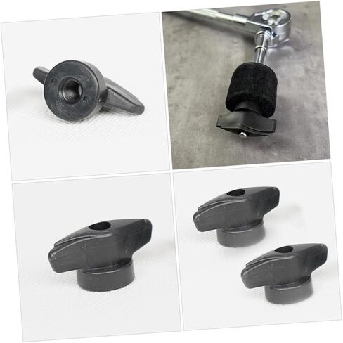 10pcs Cymbal Sleeves and Knobs Plastic Nuts for Drum Kits Easy to Install Drum Accessories Suitable for Electronic and in Kuwait