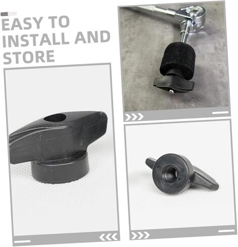 10pcs Cymbal Sleeves and Knobs Plastic Nuts for Drum Kits Easy to Install Drum Accessories Suitable for Electronic and in Kuwait