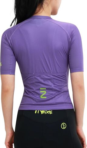 inbike Women's Cycling Jersey ، قمصان الدراجة الكاملة للدراجات القابلة للتنفس قمم ركوب الدراجات التنفس القابلة للتنفس مع 3 جيوب in Kuwait