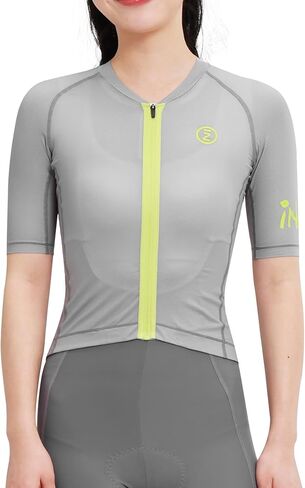 inbike Women's Cycling Jersey ، قمصان الدراجة الكاملة للدراجات القابلة للتنفس قمم ركوب الدراجات التنفس القابلة للتنفس مع 3 جيوب in Saudi Arabia