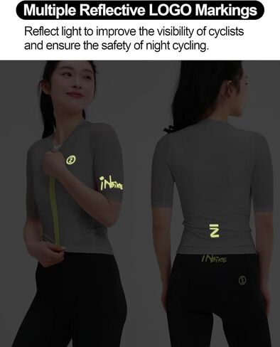 inbike Women's Cycling Jersey ، قمصان الدراجة الكاملة للدراجات القابلة للتنفس قمم ركوب الدراجات التنفس القابلة للتنفس مع 3 جيوب in Saudi Arabia