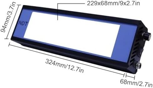 High Luminance Portable Industrial X-Ray Film Viewer, 90000Cd/m² LED Viewer for NDT Radiography & Inspection, Large Screen, Durable & Lightweight Design in Saudi Arabia