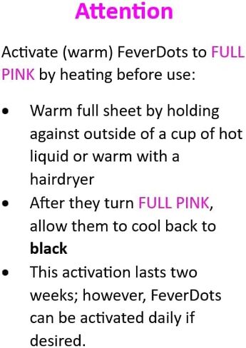 Fever Alert Stickers in Shapes and Hearts (Variety Shapes, 16 Count) in Kuwait