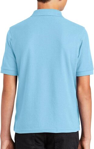Boys Girls Button Down Polo Shirt Kids Golf Collared Short Sweve Soft Oxford T-Shirt Teens Teens Treadable Summer Usiform Tops in Saudi Arabia