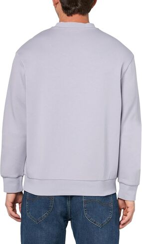 Armani Exchange Men's Monochromatic Rectangle A|x Logo Sweatshirt in Saudi Arabia