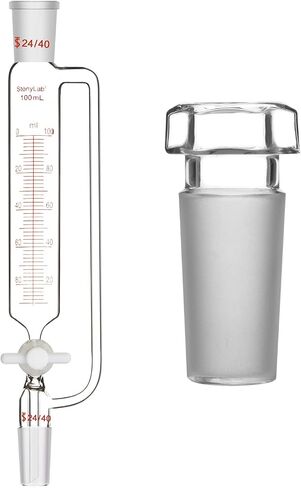 stonylab Bundle 2 Items: Pressure Equalizing Funnel and Hex Head Hollow Stopper in Saudi Arabia