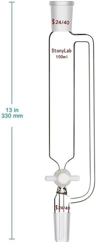 stonylab Bundle 2 Items: Pressure Equalizing Funnel and Hex Head Hollow Stopper in Saudi Arabia
