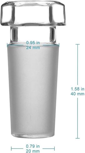 stonylab Bundle 2 Items: Pressure Equalizing Funnel and Hex Head Hollow Stopper in Saudi Arabia