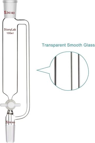 stonylab Bundle 2 Items: Pressure Equalizing Funnel and Hex Head Hollow Stopper in Saudi Arabia