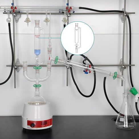 stonylab Bundle 2 Items: Pressure Equalizing Funnel and Hex Head Hollow Stopper in Saudi Arabia