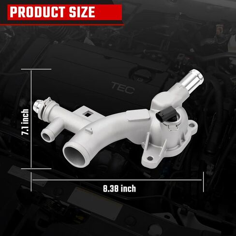 5R3Z8592BA Aluminum Thermostat Housing Assembly Fit for Ford Mustang 4.0L 2005-2010 Replaces 5R3Z-8592-BA in Saudi Arabia