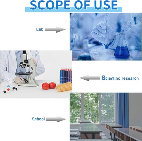 96 Well PCR Tube Rack with Lid ，for PCR Plates and 0.2 ml PCR Tubes, 8 x 12 Array (96 Holes-6Pcs) in Kuwait