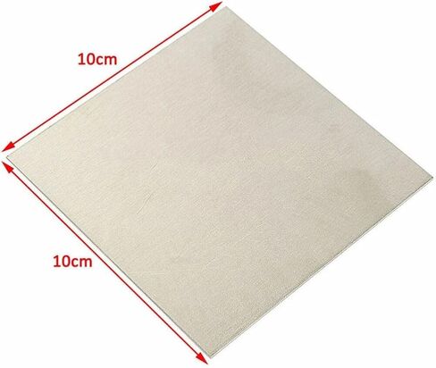 Pure Nickel Sheet Metal 100x100mm 1mm Thick High Purity Ni Plate for Electroplating Anode Element Industrial Applications 2 Pack in Kuwait