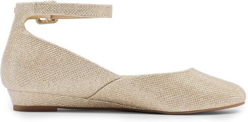 DREAM PAIRS Women's Dress Flats Ballet Low Wedge | Round Toe Flats, Ankle Strap, Comfortable Casual Flat Shoes in Saudi Arabia