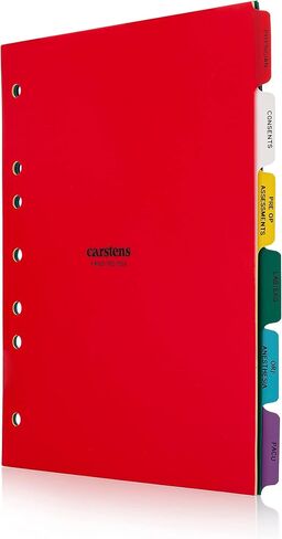 Heavy Duty Plastic Same Day Surgery Divider Set, 6-Tabs, 1621-SS-06, for Side-Opening 3-Ring and 5-Ring Binders, Multicolored, Case of 25 Sets in Saudi Arabia