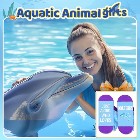 HAPPYPOP Shark Gifts for Women & Girls - Crazy Shark Socks, Ocean Gifts for Teens in Saudi Arabia