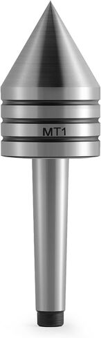 MT1 Heavy Duty Live Tailstock Center - Precision Hardened Morse Taper #1 Lathe Tailstock Center for Metal Wood Turning, Milling, Drilling - CNC Compatible in Saudi Arabia