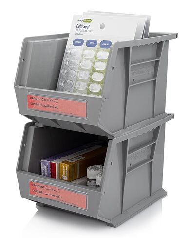 Carstens - White Resident/Doctor Preprinted ID Cards for 1.5 – 4" Ring Binder Spines - Pack of 100 (1659-01) - Ideal Medical Record Labels for 3 Ring Binders in Saudi Arabia