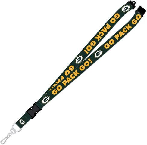 Green Bay Packers Go Go Go! الحبل الأخضر مع مقطع أمان قابل للفصل ، صغير (مجموعة التخصصات المحترفين ، incls0456960) in Saudi Arabia