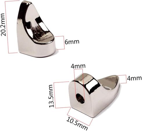 Toyvian Sets Guitar Maker Banjo Replacement Parts Zinc Alloy Bracket Stand for Banjo Bracket Shoes Pcs in Kuwait