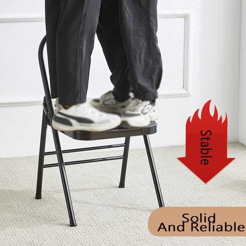 كرسي اليوغا ، كرسي بيلاتيس قابل للطي ، يسهل حمله وتخزينه ، مع دعم الخصر الجمال لايت لايف ، لاستوديوهات اليوغا الخارجية الداخلية (COLOR1) in Kuwait