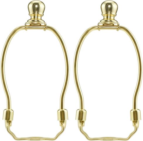 مصباح الظل Harp حامل مجرب مع مقبض الكرة النهائي وقاعدة السرج ، ارتفاع 5 بوصة عرض 2.98 بوصة [2Set Gold] in Saudi Arabia