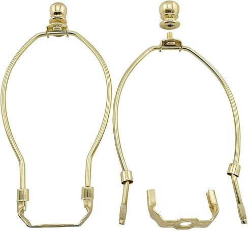 مصباح الظل Harp حامل مجرب مع مقبض الكرة النهائي وقاعدة السرج ، ارتفاع 5 بوصة عرض 2.98 بوصة [2Set Gold] in Saudi Arabia