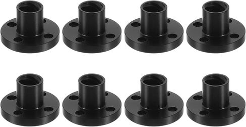 uxcell 8 Pcs Tr8x8 Lead Screw POM Plastic Nut, Trapezoidal Nut Linear Screw Acme Thread Screw Replacing Brass Nut (2mm Pitch, 4 Start, 8mm Lead) for 3D Printer Accessories in Kuwait