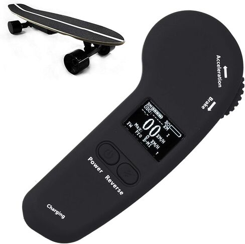 Pergar Electric Skatboard Remote Control ، Skatoboardwireless LED شاشة التحكم عن بُعد مع الفرامل القابلة للتعديل للسرعة ، ملحق لوح التزلج الكهربائي in Saudi Arabia