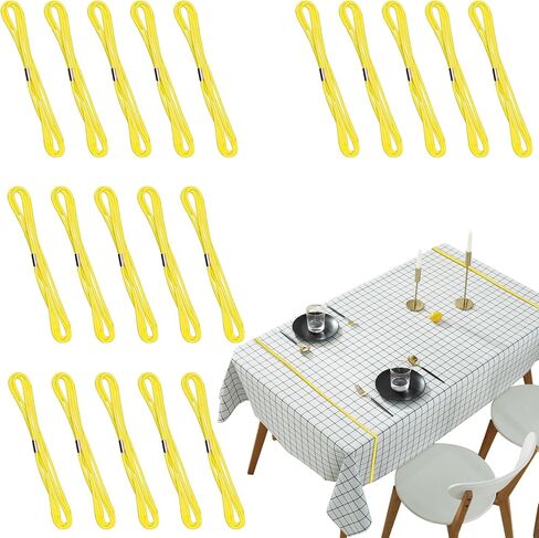 ELANE 20 Pcs Picnic Tablecloth Clips for Outdoor Tables,Picnic Table Clips for Tablecloth Clamps (White) in Kuwait