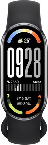 Xiaomi Mi Smart Band 10 (2025) Global Version - 1.72" AMOLED Display | 21 Days Battery Life | Touchscreen, Multi-Sport Tracker, Activity Tracker, Heart Rate Monitor | BT5.4 - (Midnight Black) in Saudi Arabia