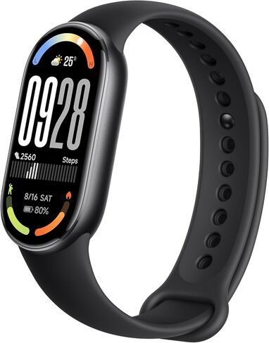 Xiaomi Mi Smart Band 10 (2025) Global Version - 1.72" AMOLED Display | 21 Days Battery Life | Touchscreen, Multi-Sport Tracker, Activity Tracker, Heart Rate Monitor | BT5.4 - (Midnight Black) in Saudi Arabia