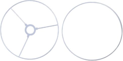 Lamp Shade Circular Fixing Bracket,Ceiling Mounted Lampshade Bracket,Metal Diy Drum Frame Lamp Shade Accessories for Table,Floor,Pendant Lamps in Saudi Arabia