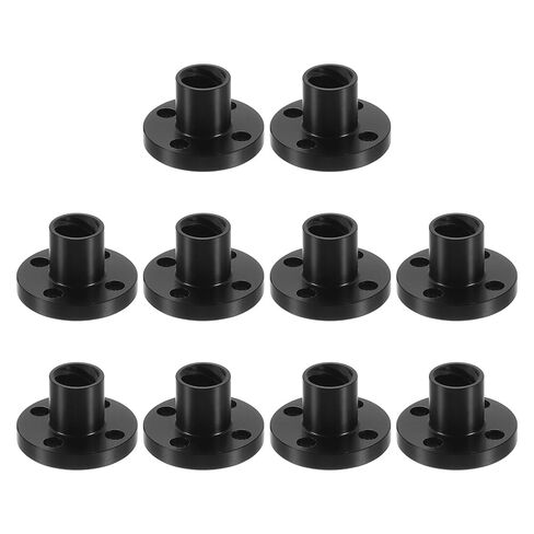 uxcell 8 Pcs Tr8x8 Lead Screw POM Plastic Nut, Trapezoidal Nut Linear Screw Acme Thread Screw Replacing Brass Nut (2mm Pitch, 4 Start, 8mm Lead) for 3D Printer Accessories in Kuwait