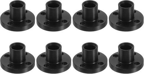 uxcell 8 Pcs Tr8x8 Lead Screw POM Plastic Nut, Trapezoidal Nut Linear Screw Acme Thread Screw Replacing Brass Nut (2mm Pitch, 4 Start, 8mm Lead) for 3D Printer Accessories in Kuwait