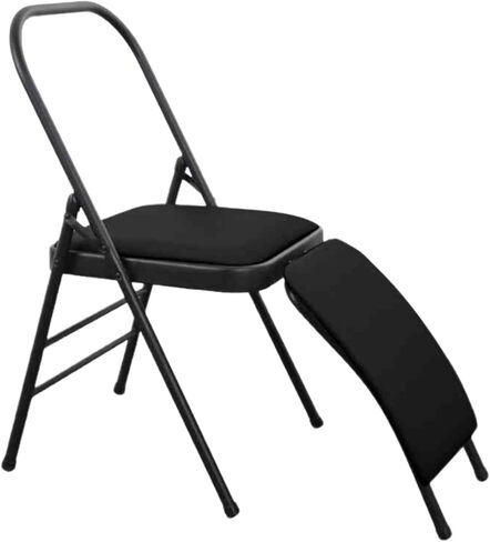 كرسي اليوغا ، كرسي بيلاتيس قابل للطي ، يسهل حمله وتخزينه ، مع دعم الخصر الجمال لايت لايف ، لاستوديوهات اليوغا الخارجية الداخلية (COLOR1) in Kuwait