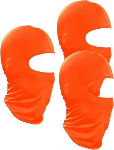 3 Pieces Balaclava Face Mask Outdoor Cycling Headgear Motorcycle Face Masks for Men and Women (white) in Kuwait