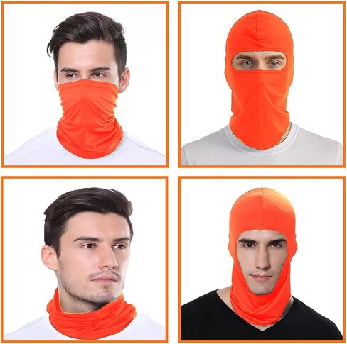 3 Pieces Balaclava Face Mask Outdoor Cycling Headgear Motorcycle Face Masks for Men and Women (white) in Kuwait