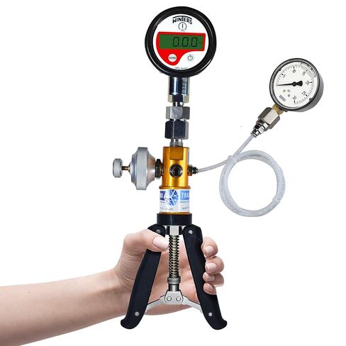 Hand Pump Calibrator with Pressure and Vacuum Gauge (Range: -1 to 25 Bar) for Calibration Labs, Field Calibration Model: AI-DPI-2200 in Kuwait